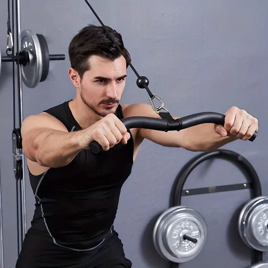 NNEOBA Lat Pulldown Bar Wide Narrow Grip Handle Black