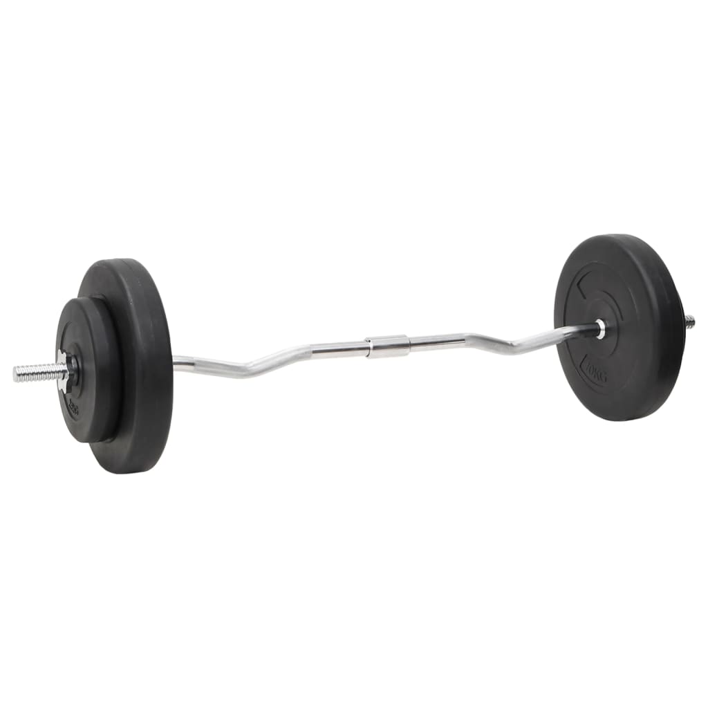NNEVL Barbell and Dumbbell with Plates 60 kg-2