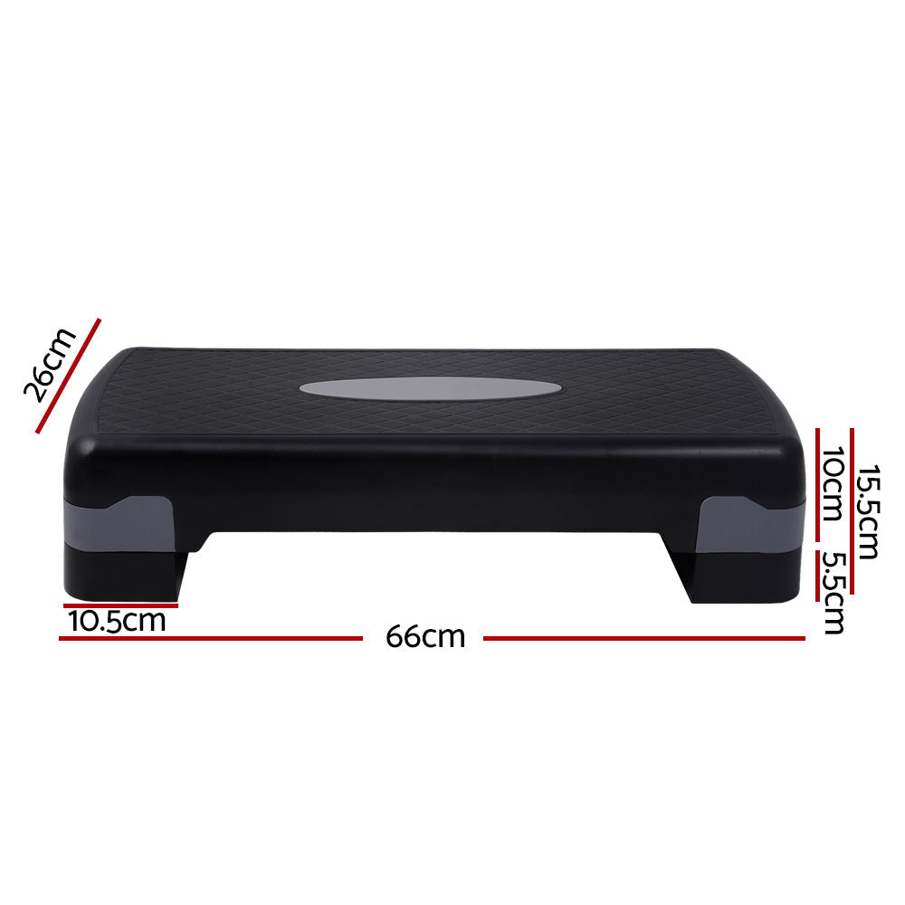 NNEDSZ Aerobic Step Exercise Stepper Steps Home Gym Fitness Block Bench Riser