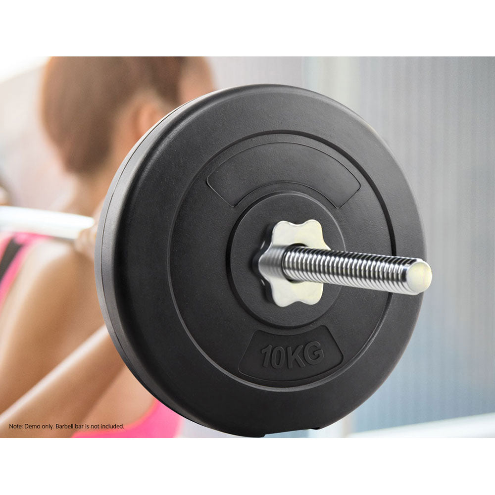 NNEDSZ Weight Plates Standard 2X 10kg Barbell Plate Weight Lifting-3